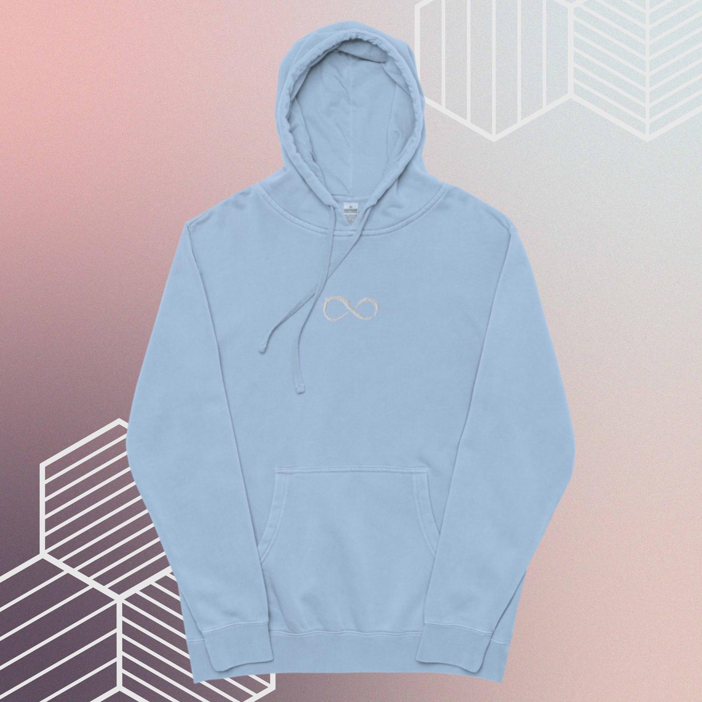 Unisex pigment-dyed hoodie