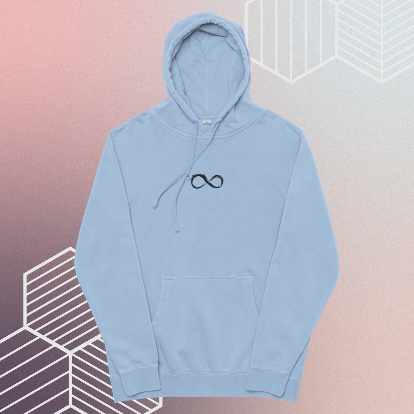 Unisex pigment-dyed hoodie