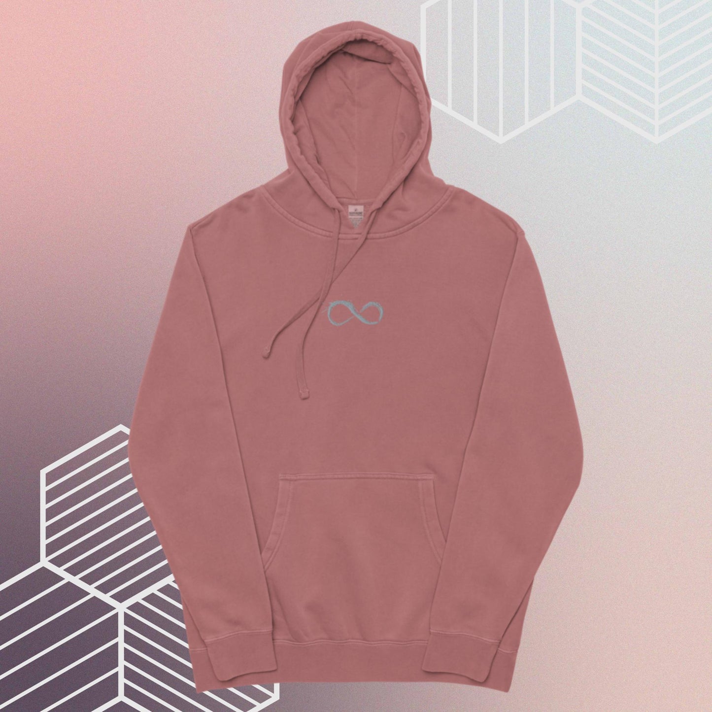 Unisex pigment-dyed hoodie