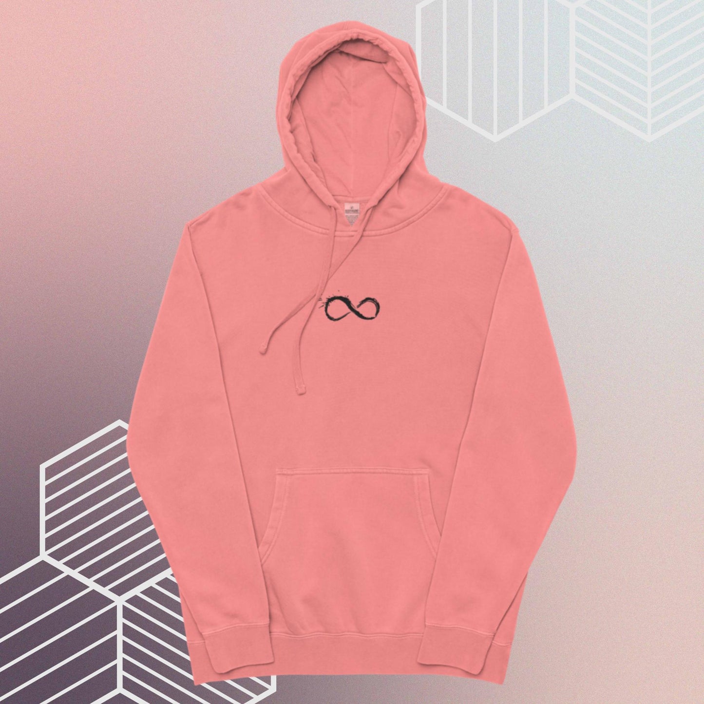 Unisex pigment-dyed hoodie